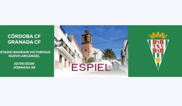 Espiel será protagonista en el derbi andaluz: el nombre del municipio lucirá en el brazalete del Córdoba C.F.