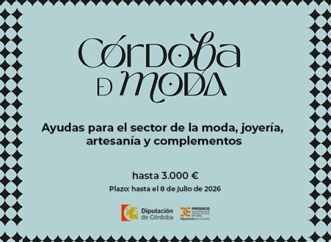 Iprodeco convoca las ayudas ‘CórdobaDmoda 2026’ para impulsar el sector de la moda y la joyería