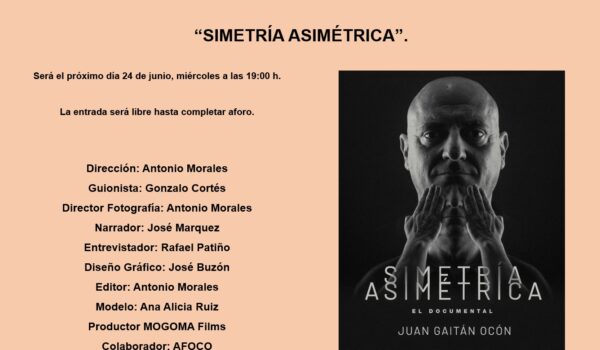 La Filmoteca de Andalucía estrena «Simetría Asimétrica», el documental sobre la obra de Juan Gaitán Ocón
