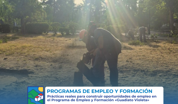 El programa «Guadiato Violeta» avanza en la formación profesional de su alumnado de jardinería