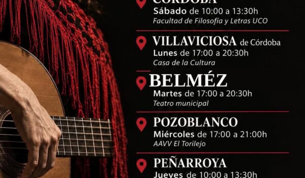 Espiel retoma las clases de Cante y Guitarra Flamenca a partir de octubre