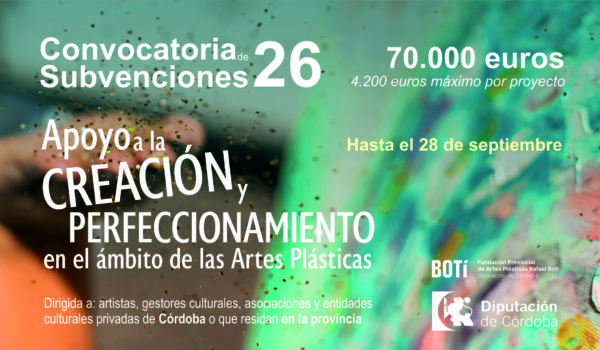La Fundación Botí abre la convocatoria de ayudas con 70.000 euros para proyectos de artes plásticas y visuales en Córdoba