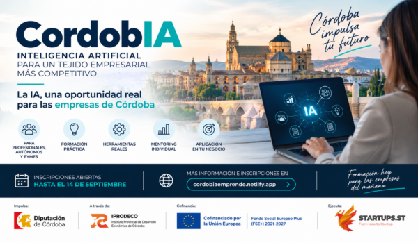 Diputación de Córdoba e Iprodeco lanzan «CordobIA» para impulsar el uso de la inteligencia artificial en pymes y autónomos
